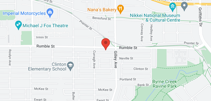 map of 6208 RUMBLE STREET